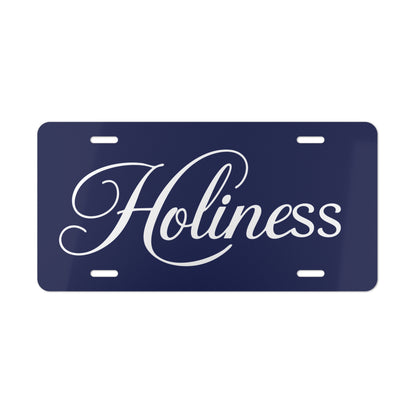 Holiness Vanity Plate