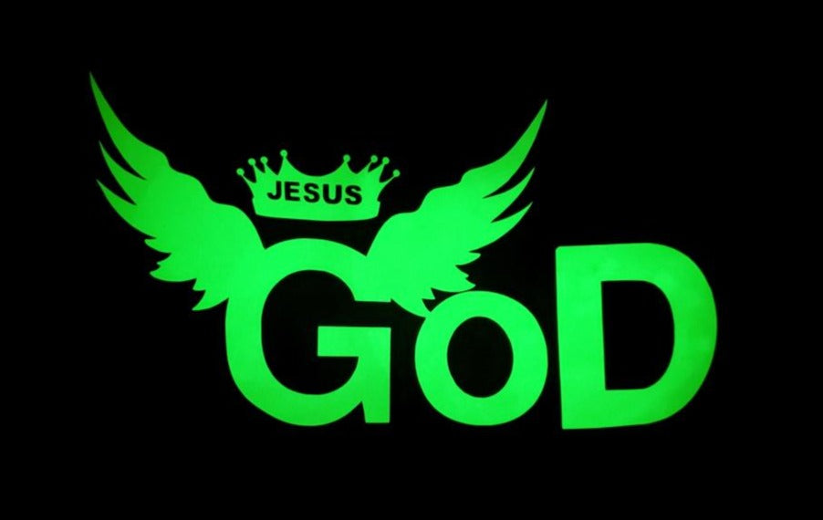 GLOW IN DARK - GOD CREWNECK