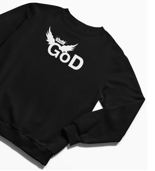 GLOW IN DARK - GOD CREWNECK