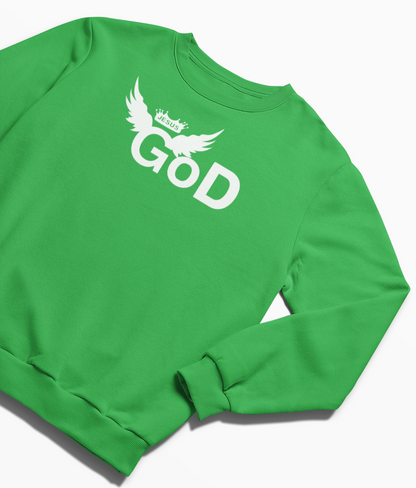 GLOW IN DARK - GOD CREWNECK