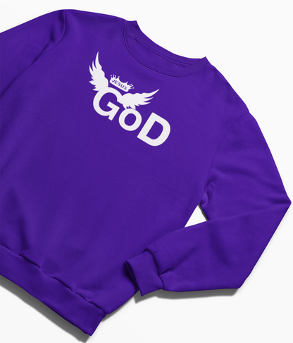 GLOW IN DARK - GOD CREWNECK